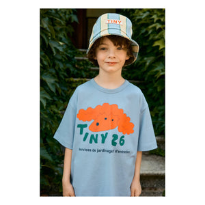 Tinycottons - Tiny 26 Organic Cotton T-Shirt | Gray Blue