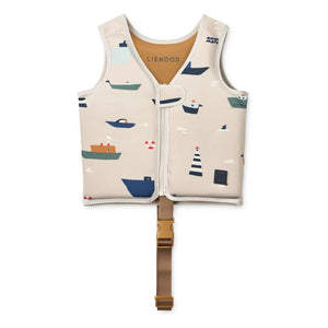 Liewood - Dove swimming vest | Sailing/Sandy
