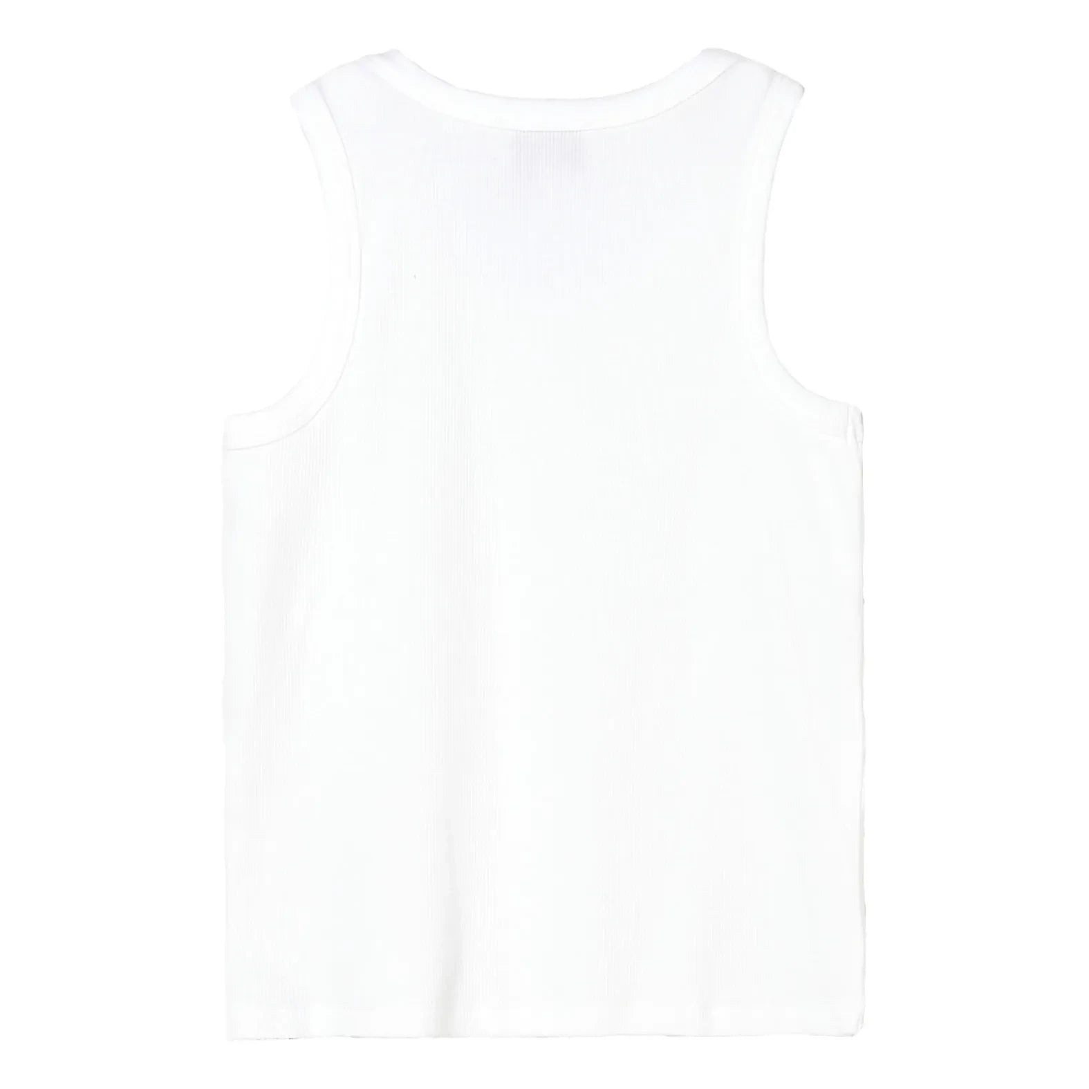 Finger in the nose - Chopper Ribbed Tank Top | White