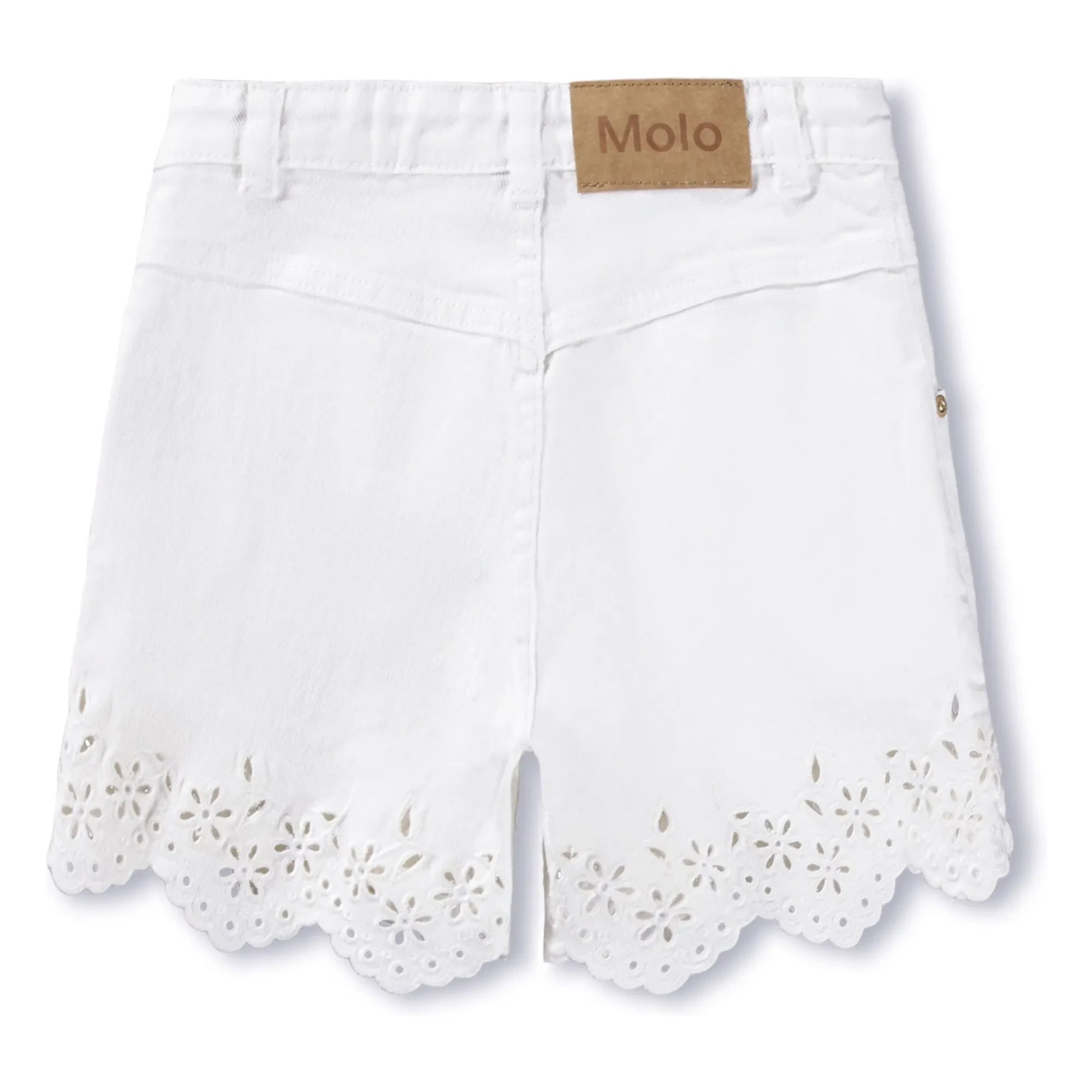 Molo - Adalyn Denim Shorts | White