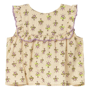 Cozmo - Ari Fleuri Organic Cotton Top | Lavender