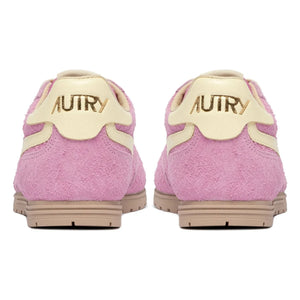Autry - Windspin Low Two-Tone Suede & Leather Sneakers | Pink