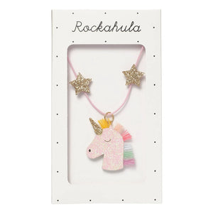 Rockahula Kids - Unicorn necklace | Light Pink