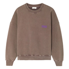 American Vintage - Plizzy Cotton Sweatshirt | Brown