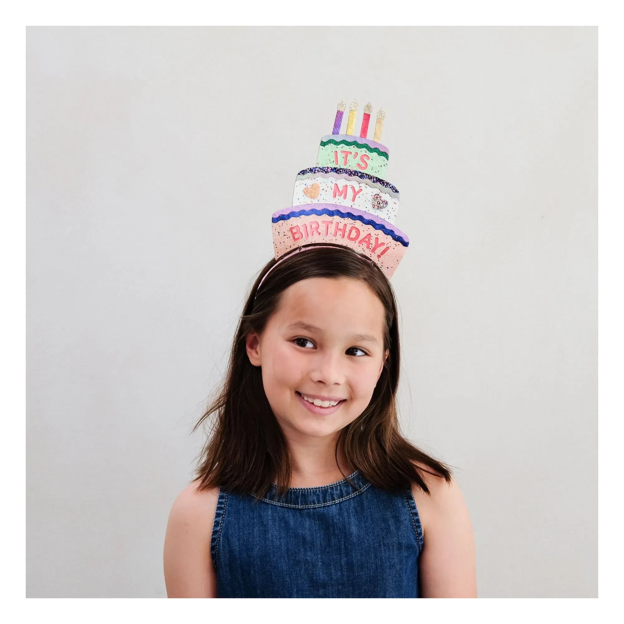 Mimi & Lula - Birthday Cake Hair Band | Orange