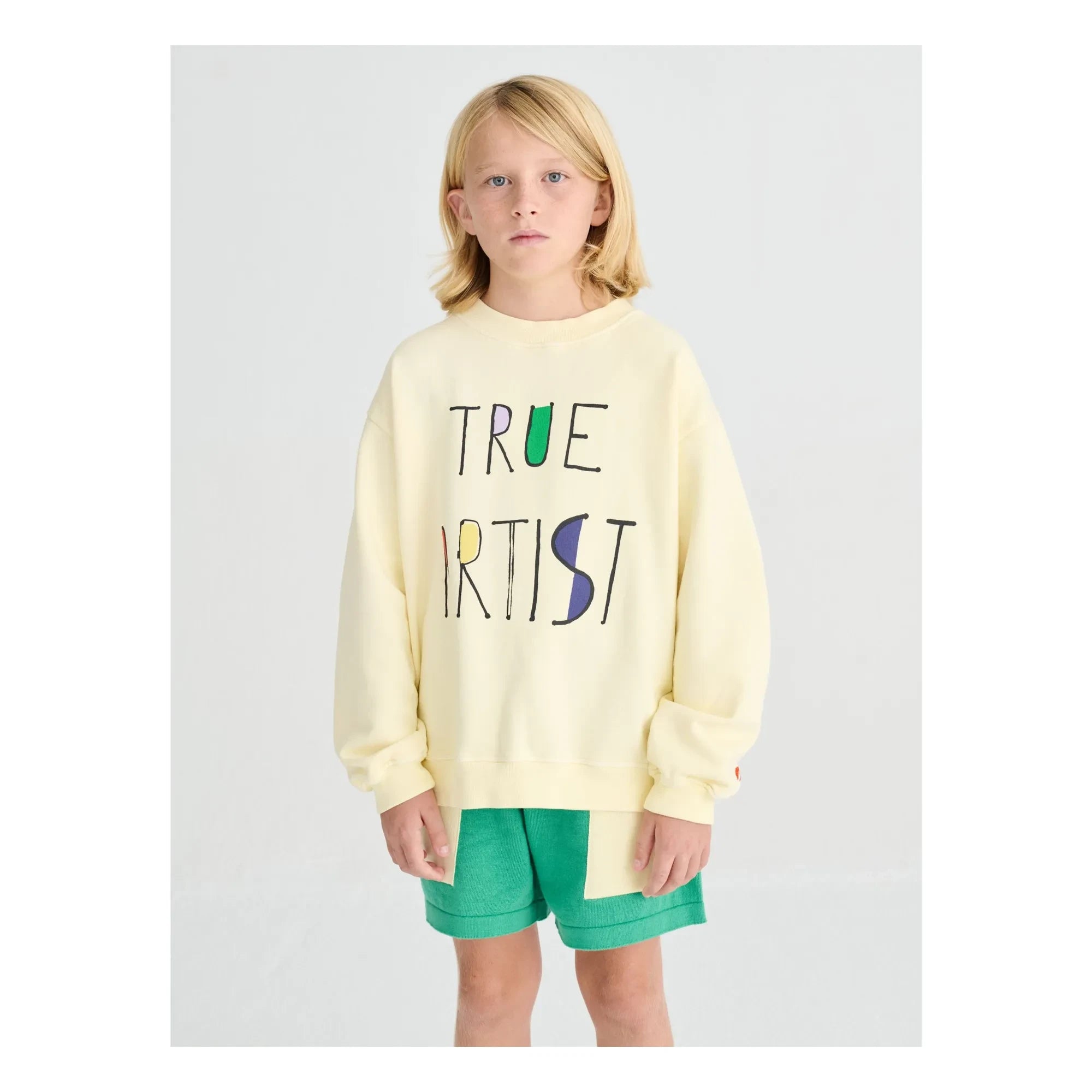 True Artist - Sweat N°11 Organic Cotton | Pale Yellow