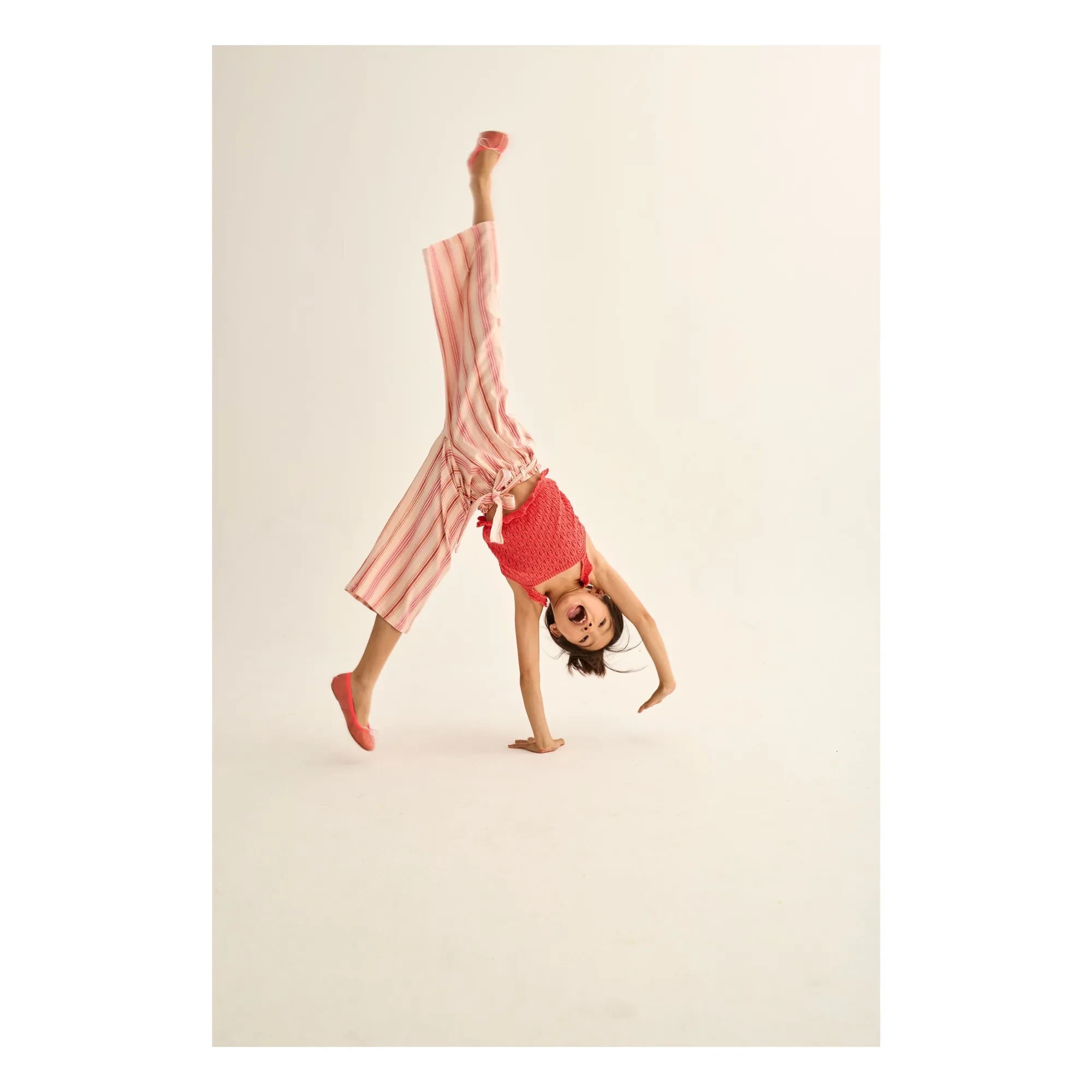 Cozmo - Lily Pointelle Tank Top Recycled Fibers | Red
