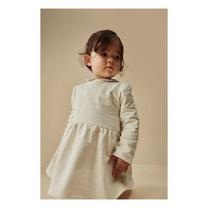 Gray Label - Organik Pamuk Mini Elbise | Krem