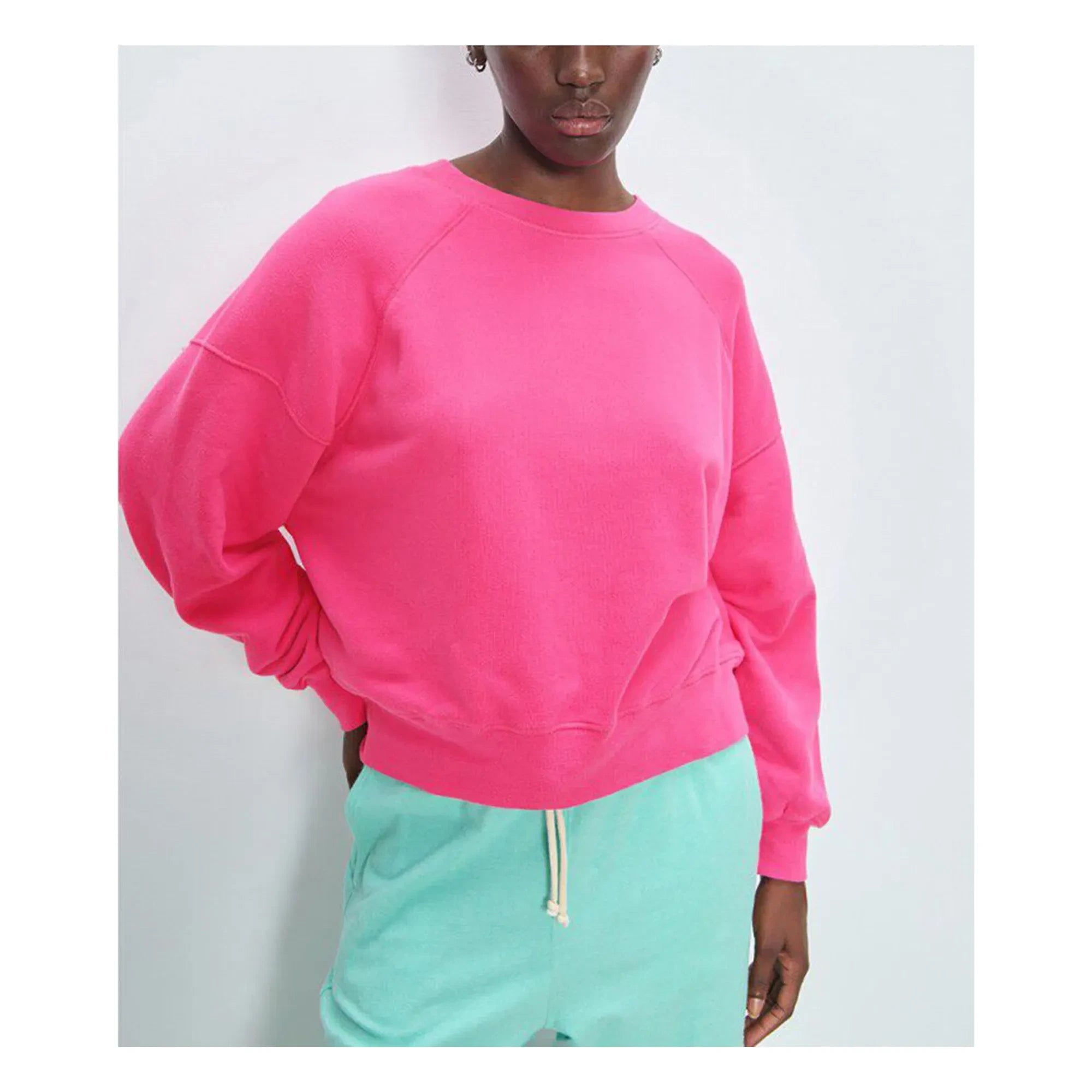 American Vintage - Atubay sweatshirt | Fluorescent pink
