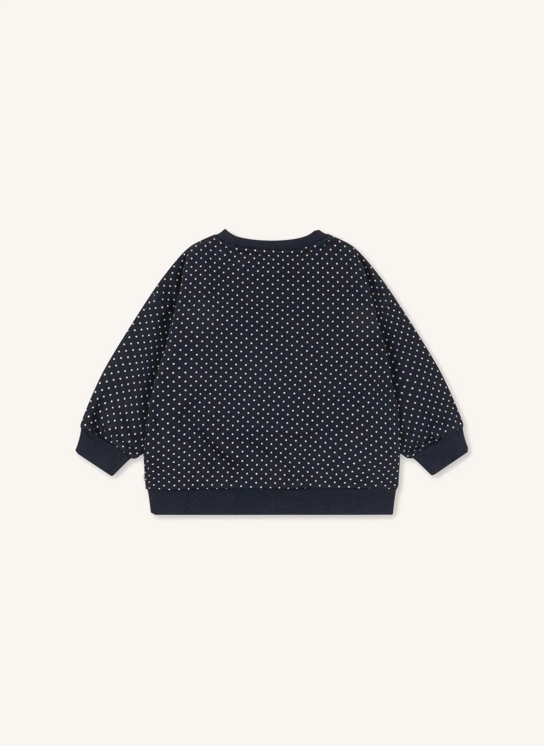 Konges Sløjd - Lou Polka Dot Organik Pamuklu Sweatshirt | Lacivert