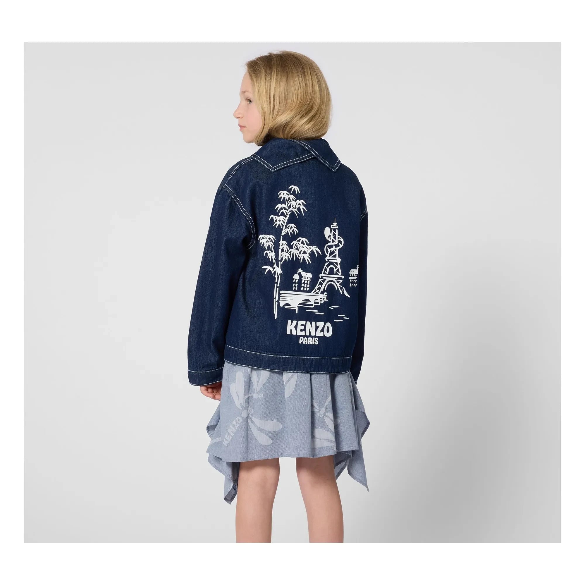 Kenzo - Kenzo Garden Denim Jacket | Dark Blue