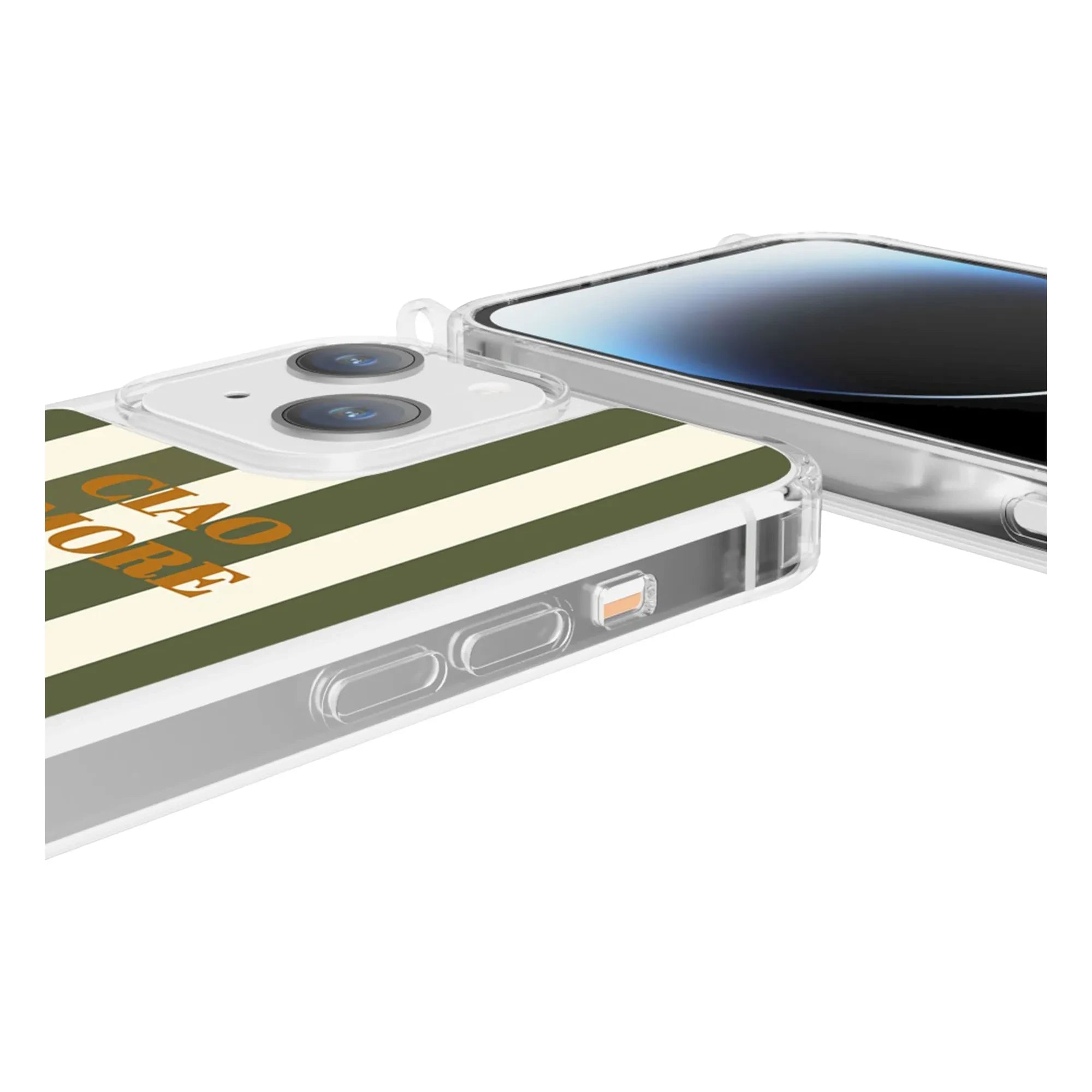 LaCoqueFrançaise - iPhone Case Ciao Amore | Khaki