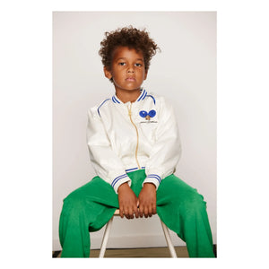Mini Rodini - Organic cotton terry Ping Pong joggers | Green