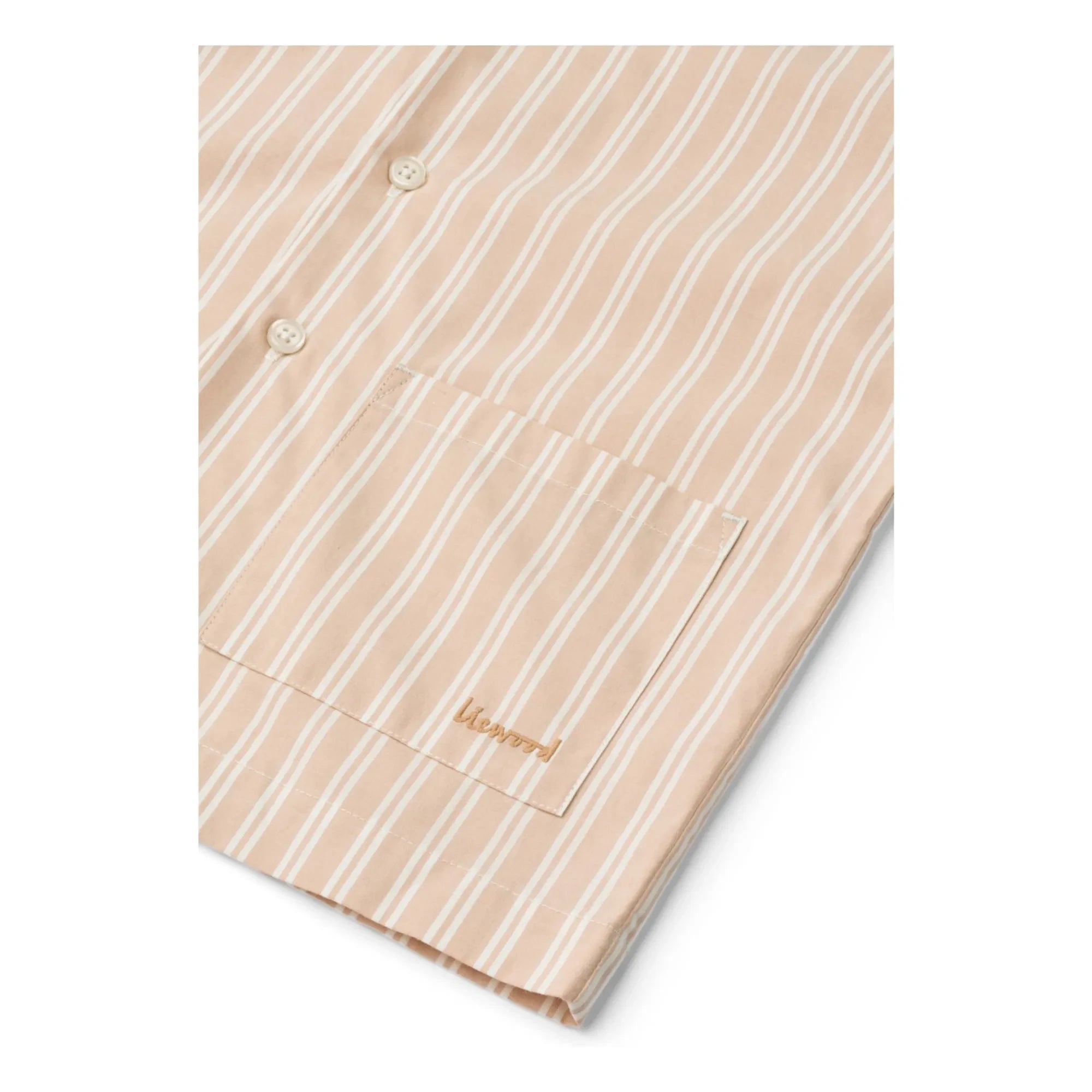 Liewood - Leona Organic Cotton Shirt and Shorts Set | Peach