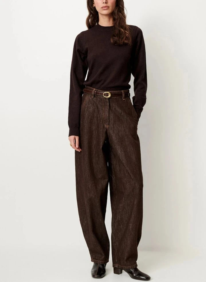 Sessùn - Carles Organic Cotton Jeans | Chocolate
