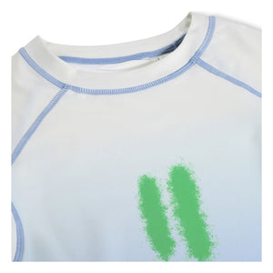 Molo - Neptune Splash UV Protected T-Shirt Made from Recycled Fibers | Light Blue