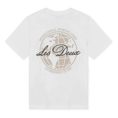 Les Deux - Globe Les Deux T-shirt Organic cotton | White