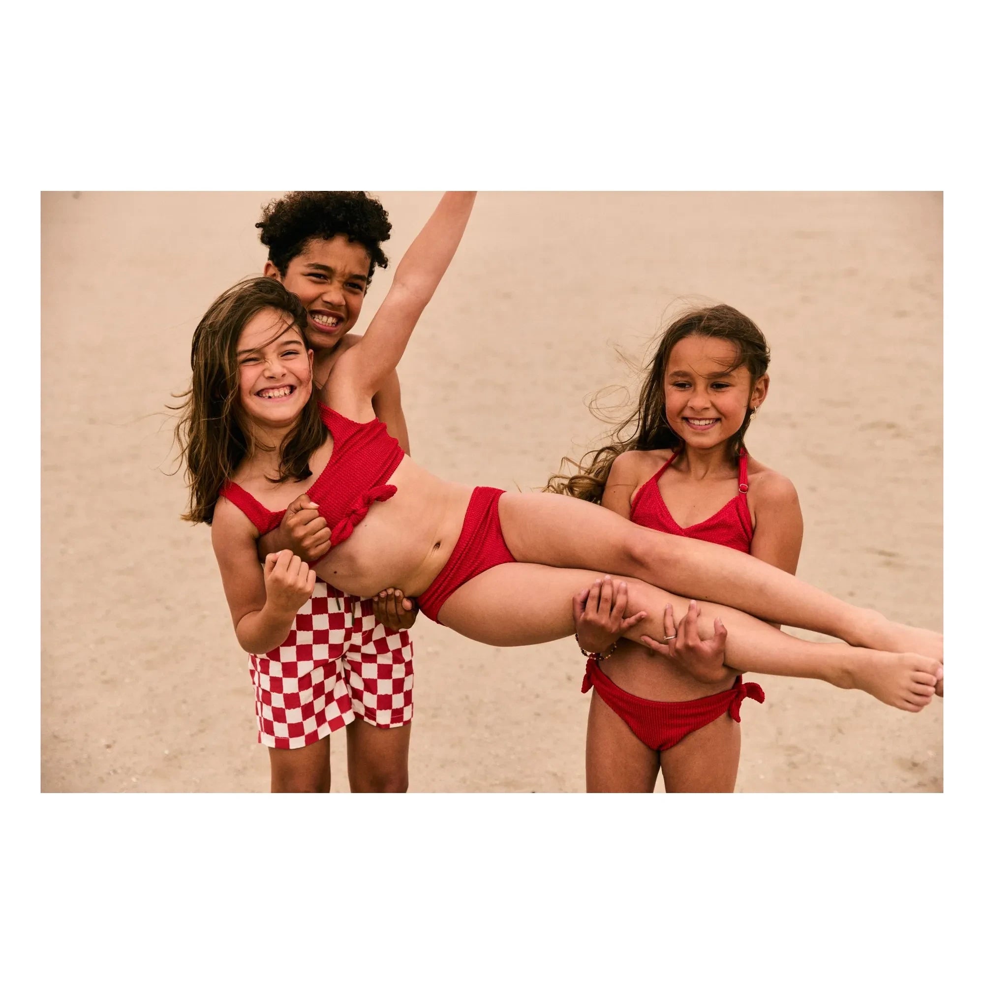 Beachlife - Ruffle Swimsuit | Red
