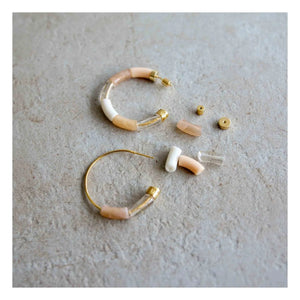 Parabaya - Personalized Bola Earrings | Amber
