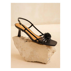 Bobbies - Luzia Leather Sandals | Black