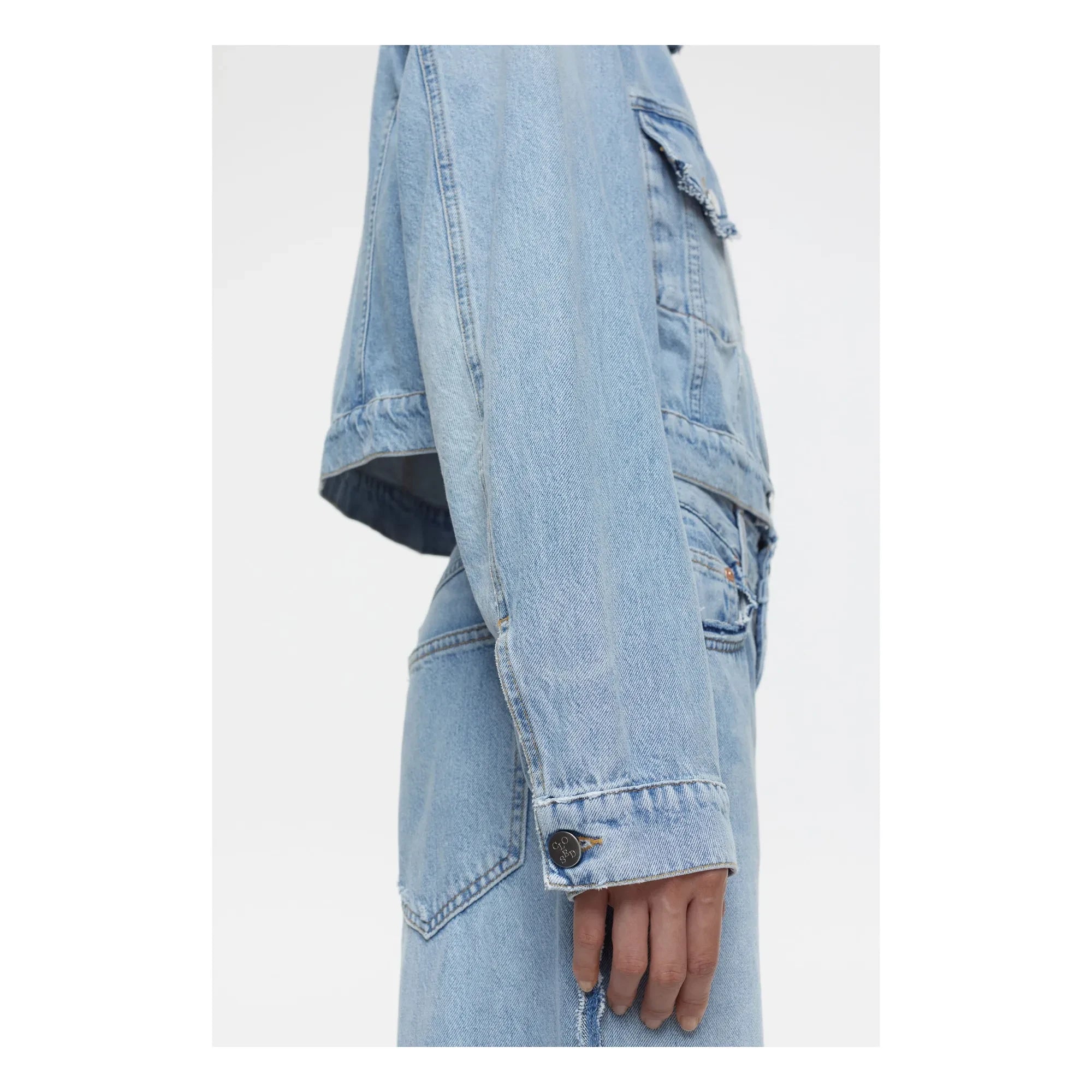 Closed - Boxy Denim Jacket | Light Blue