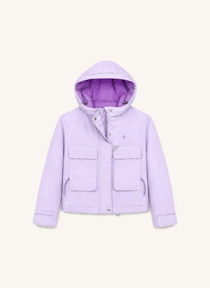 Töastie - Waterproof Windbreaker with Recycled Fiber Lining | Lilac