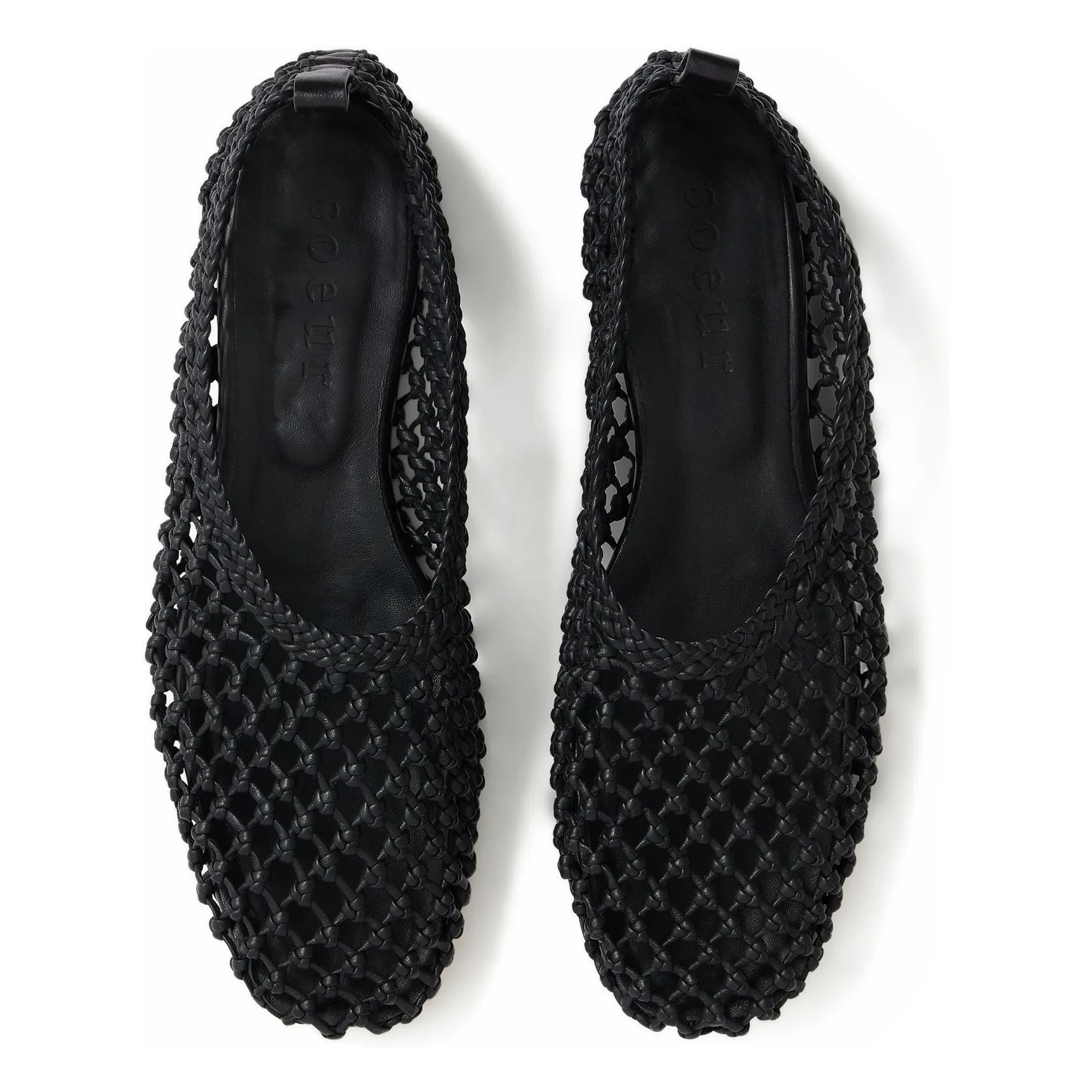 Soeur - Tosca Leather Ballerinas | Black