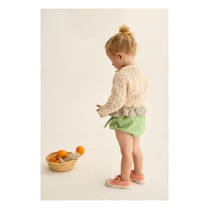 Cozmo - Ivy Pointelle Geri Dönüştürülmüş Elyaf Hırka | Fildişi