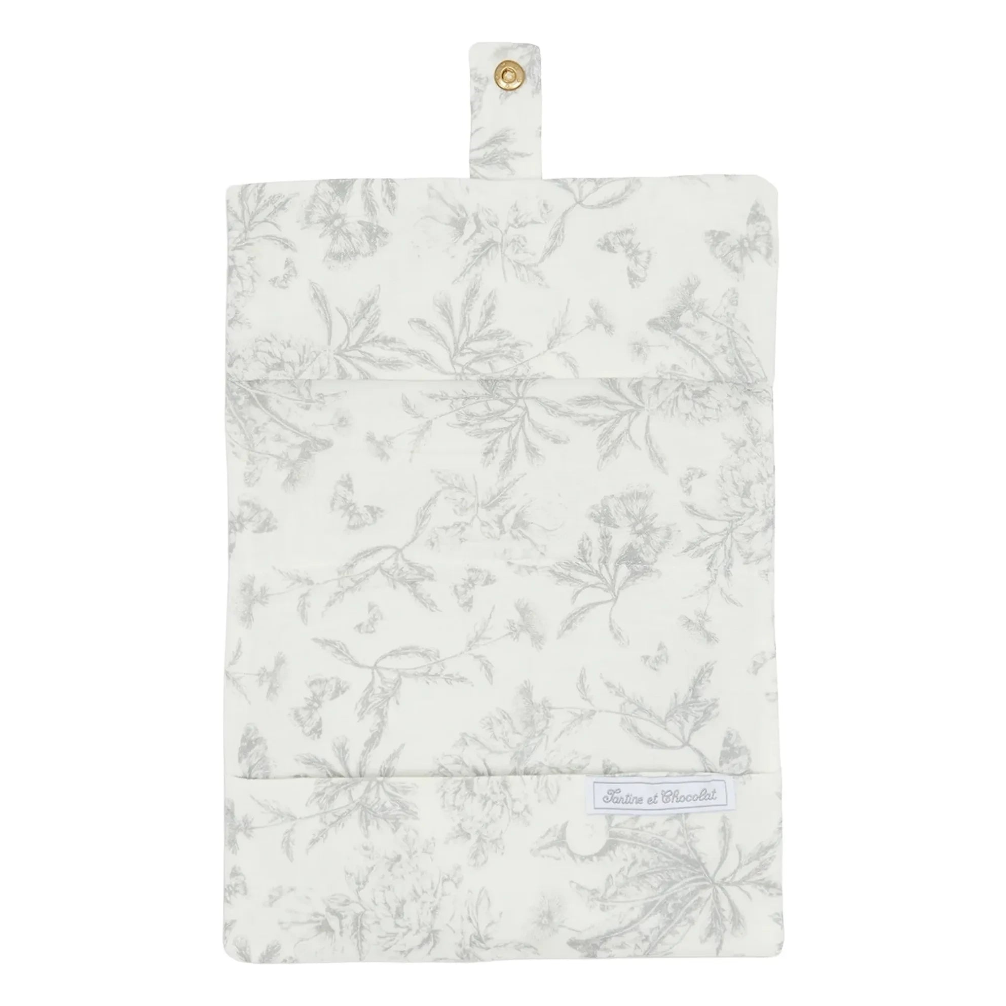 Tartine et Chocolat - Toile de Jouy Health Book Cover | Gray