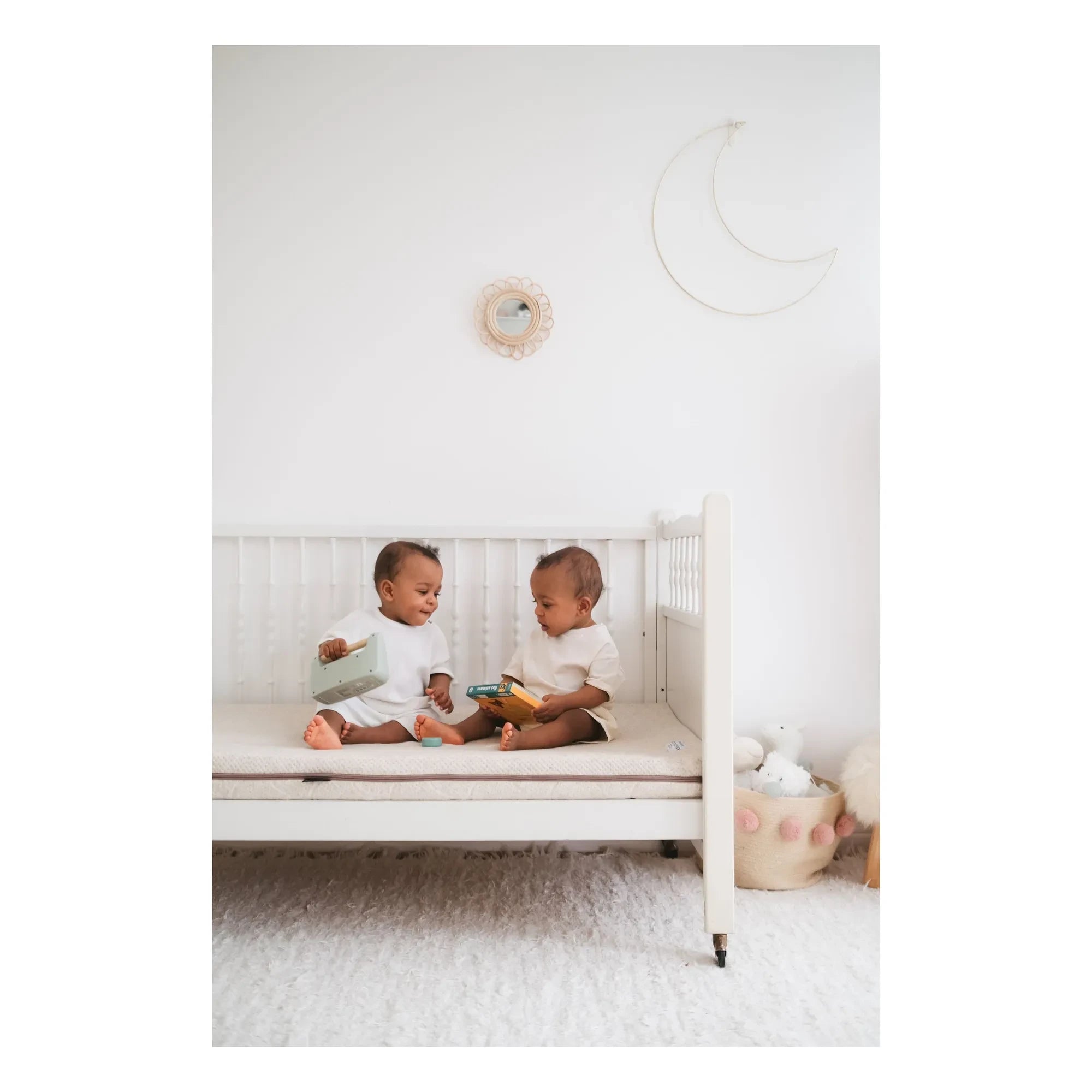 Candide - Removable Cover Coco Organic Mattress | White