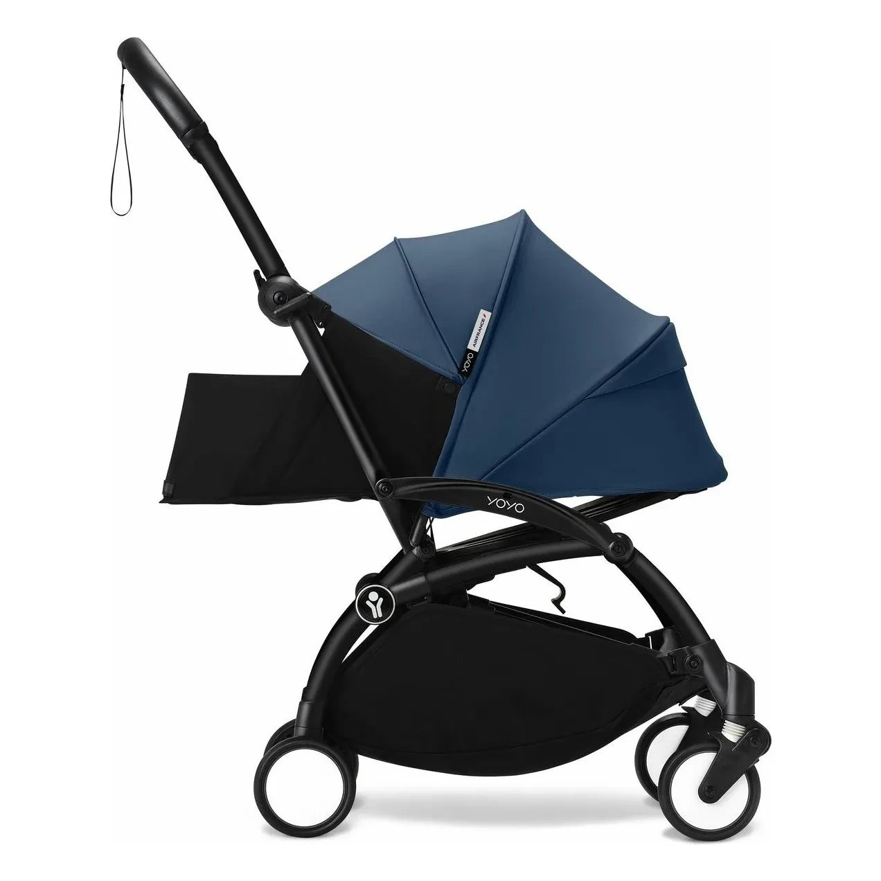Stokke® - YOYO³ Full Baby Stroller 0+ and 6+ Black Frame | Air France Blue