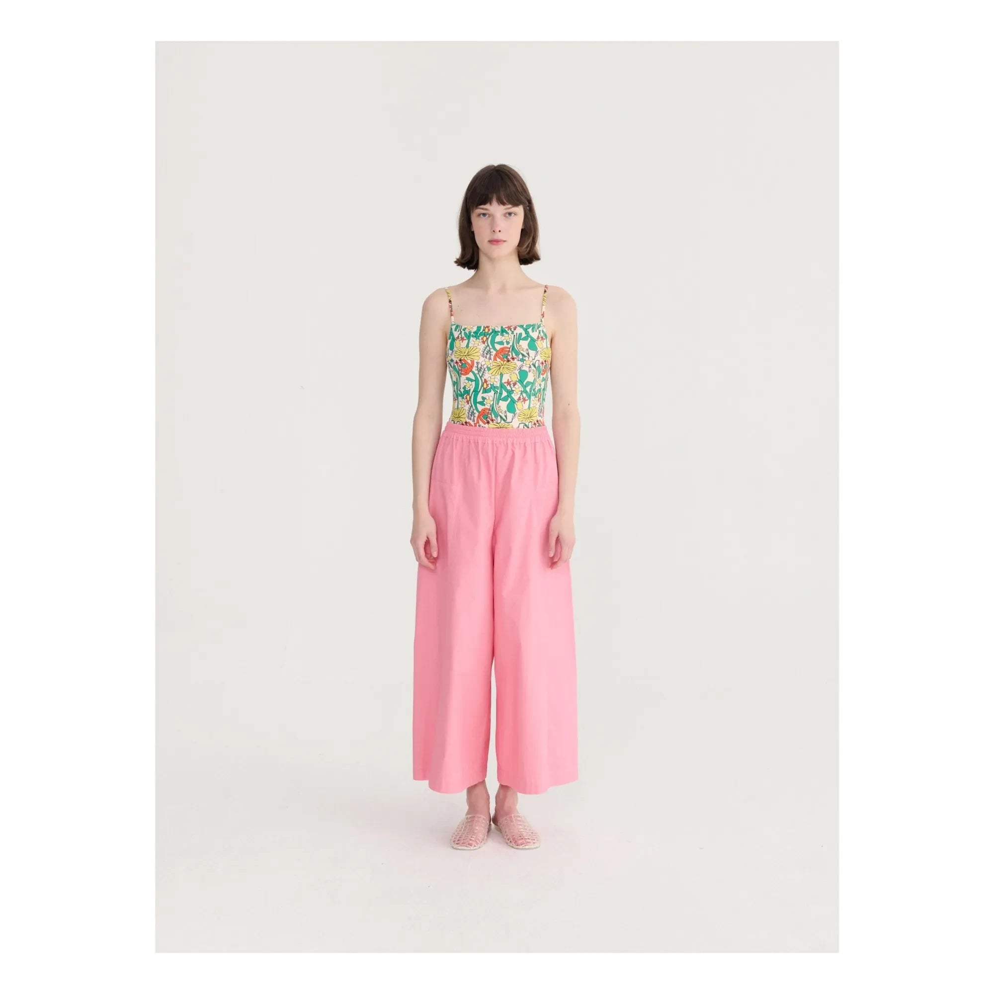 Bobo Choses - Paper Touch Organic Cotton Pants | Pink
