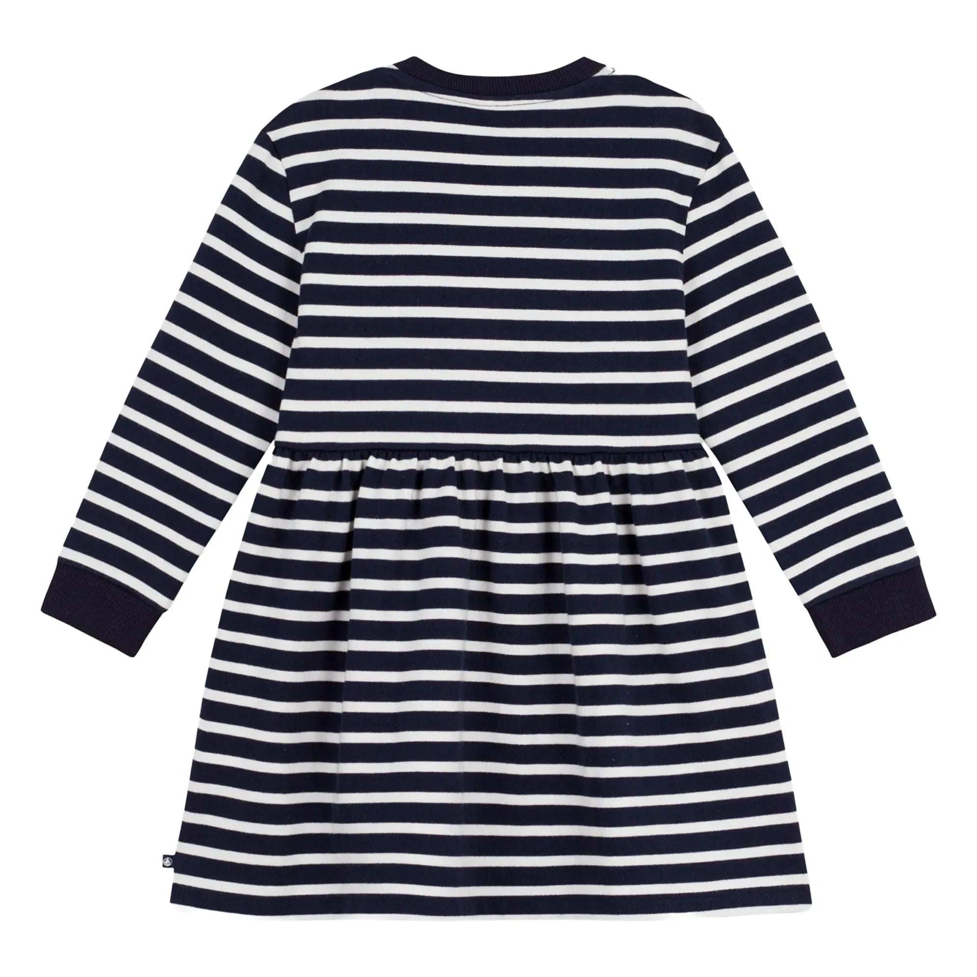 Petit Bateau - Striped Spanish-style Dress | Navy Blue