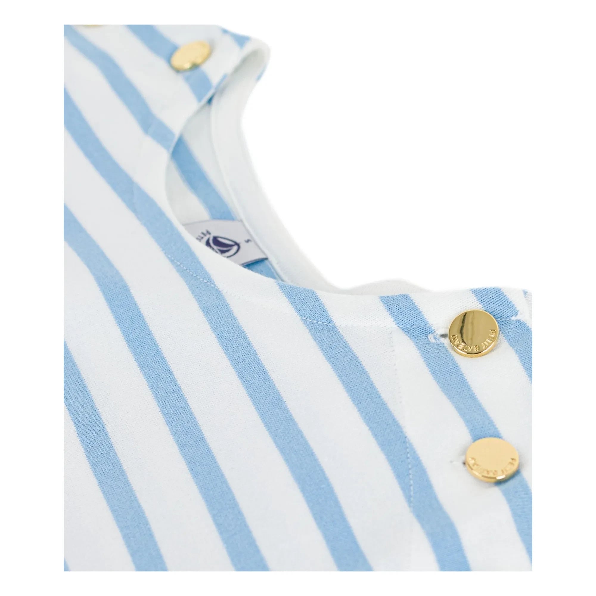 Petit Bateau - Blue Marinière Button Bell