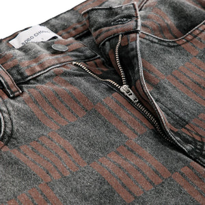 Bobo Choses - Mom Fit Organic Cotton Jeans | Dark grey denim