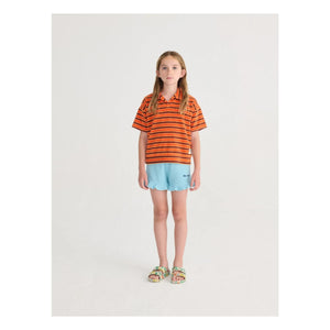 Bobo Choses - Bobo Choses Organic Cotton Ruffled Shorts | Light Blue