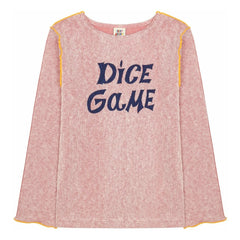 Jelly Mallow - Dice Game Ribbed T-Shirt | Red