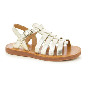 Pom d'Api - Plagette Buckle Sandals | Gold