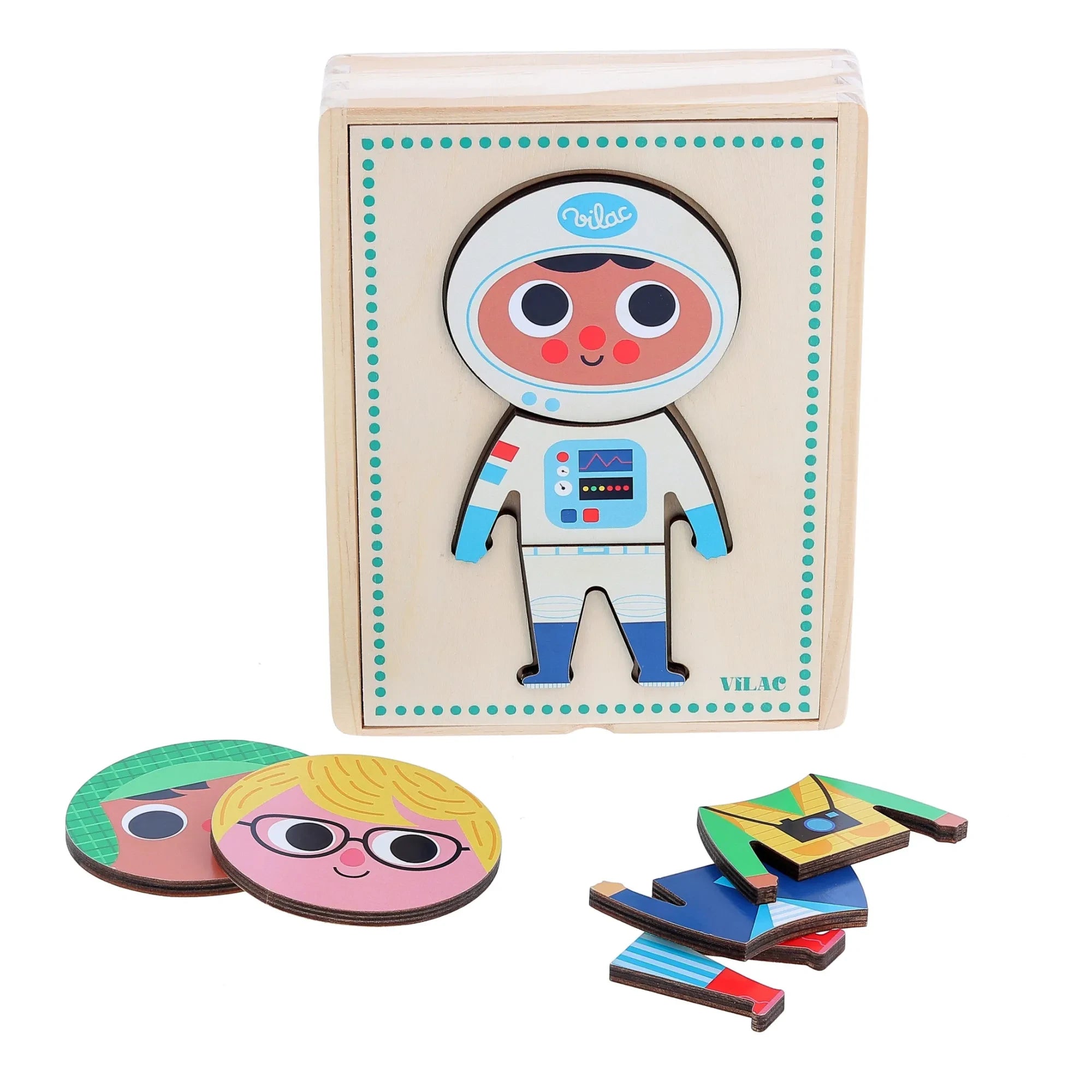 Vilac - Jules Giydirme Yapbozu - Ingela P. Arrhenius