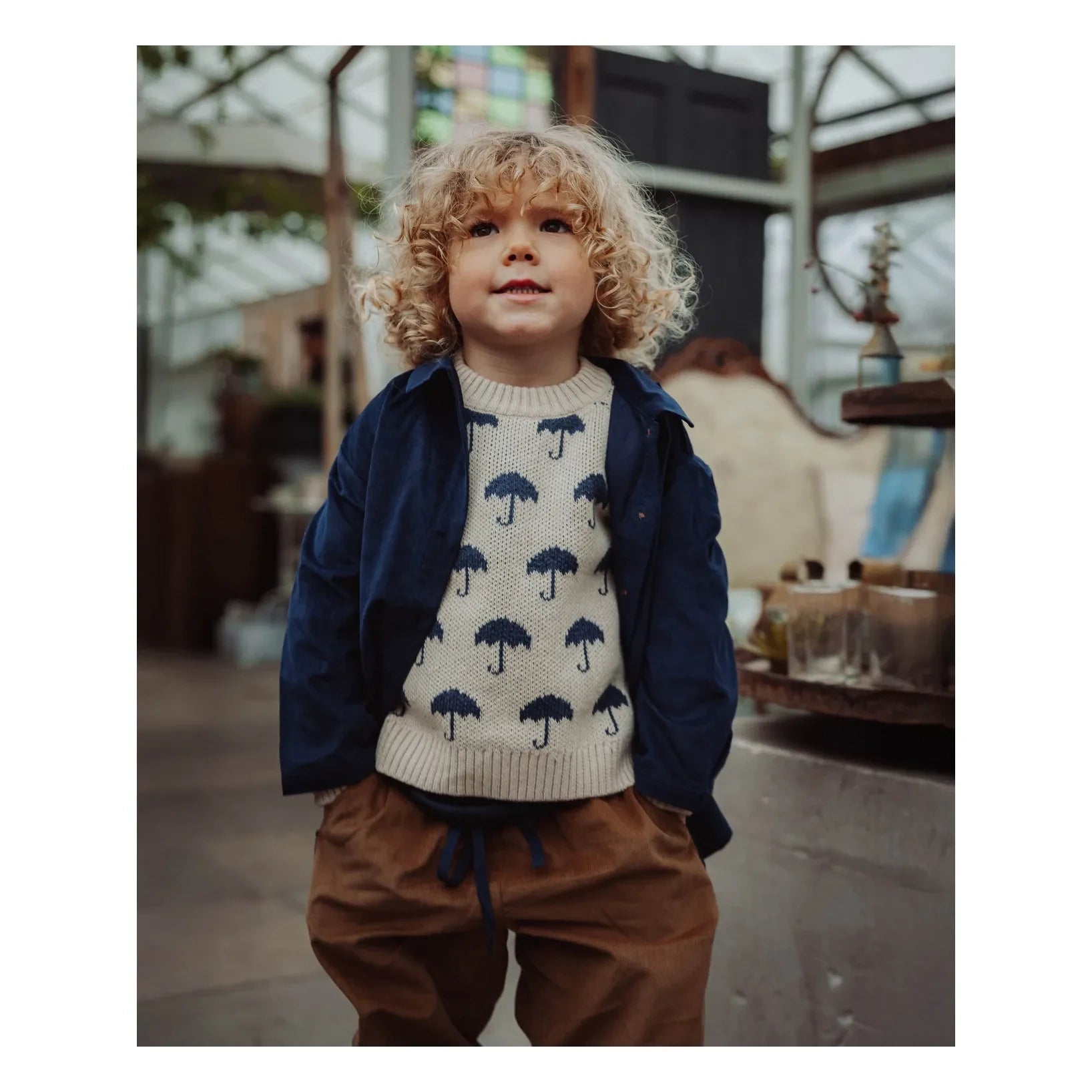 Fliink - Dolly Kontrast Pantolon | Camel