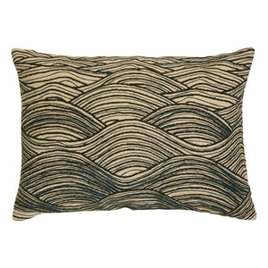 Maison Sarah Lavoine - Houle Embroidered Pillow | Forest Green