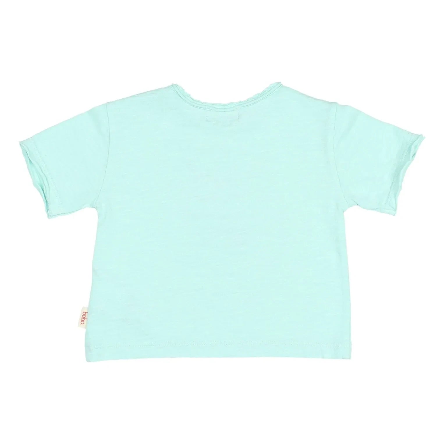 Búho - Ice Cream Print Organic Cotton T-Shirt | Aqua
