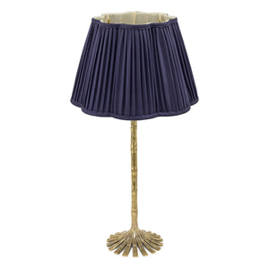 Doing Goods - Diya Silk Lampshade | Midnight Blue
