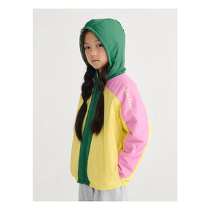 Bobo Choses - Color Block Recycled Fiber Double-Sided Jacket | Yellow