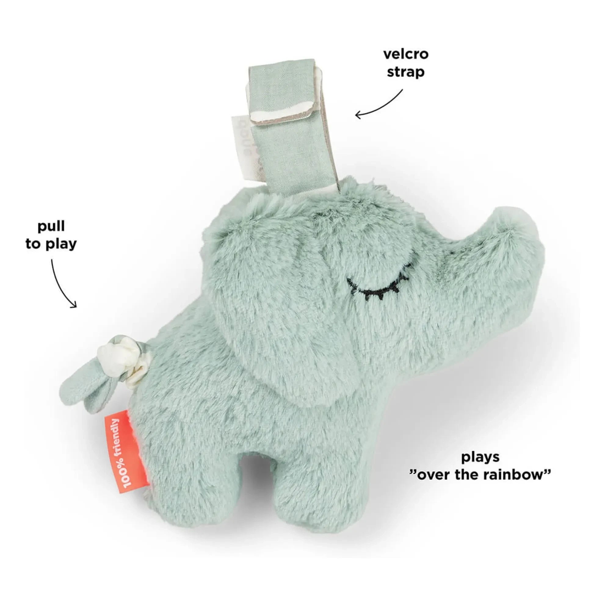 Done by deer - Elphee musical vine toy | Blue