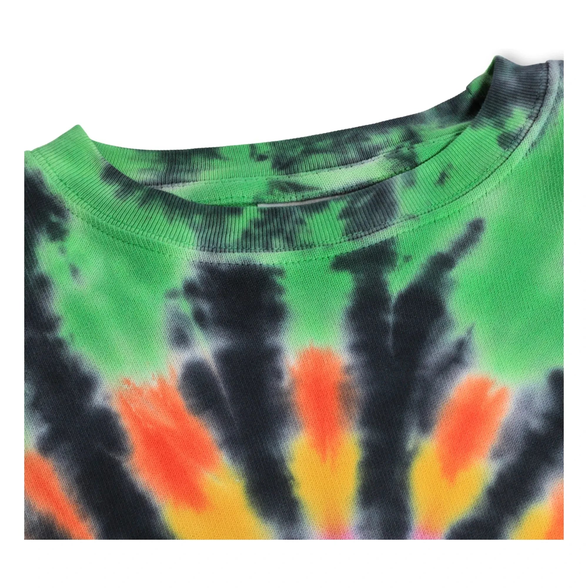 Molo - Memphis Tie and Dye Organic Cotton Sweatshirt | Black