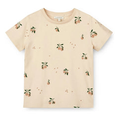 Liewood - Apia Peach Organic Cotton T-Shirt | Ecru
