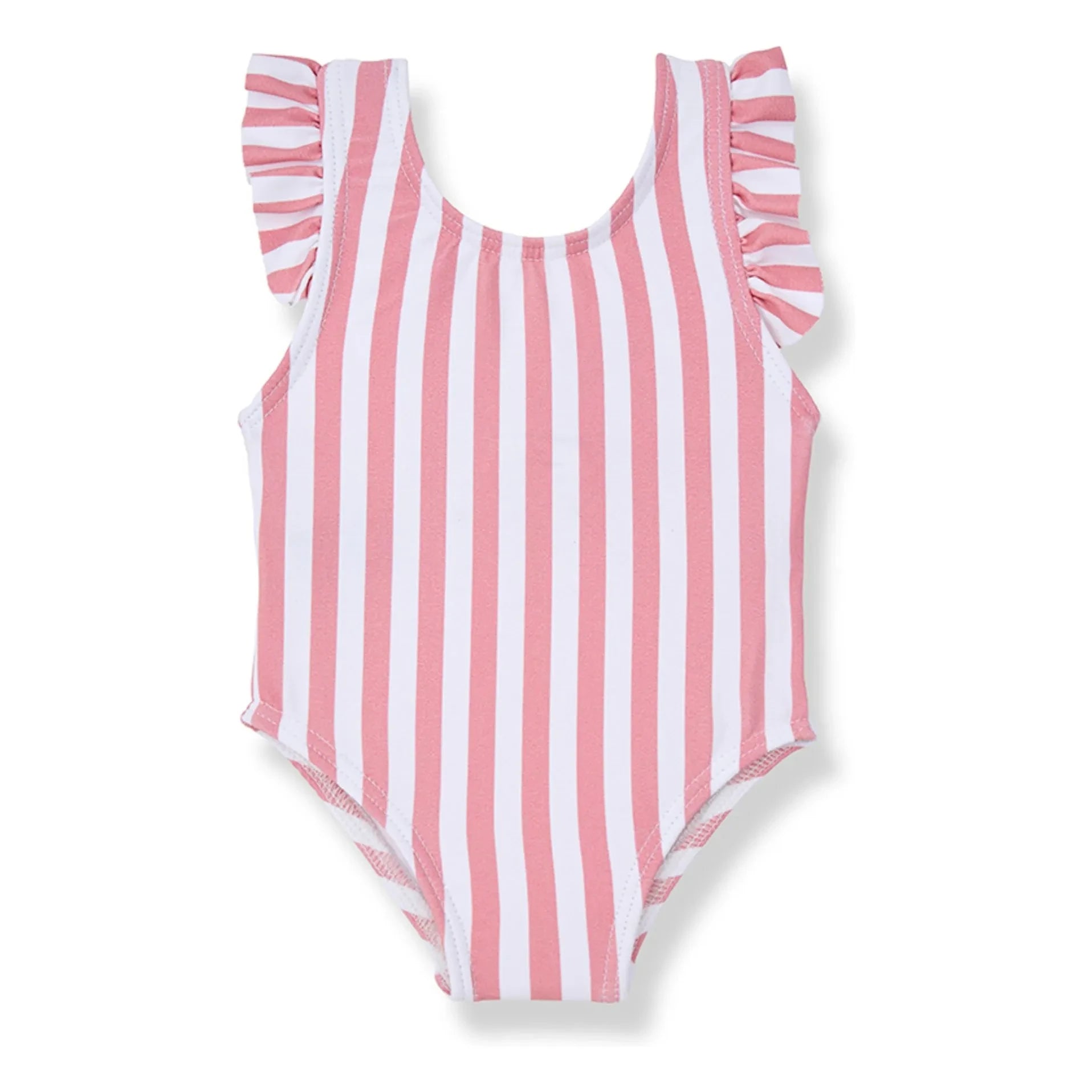 1+ in the family - Ponsa Striped Swimsuit | Powder Pink