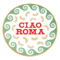 Bitossi - Ciao Roma Plate | Green