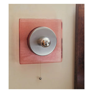 The Socialite Family - Marta Glass Wall Sconce | Pink